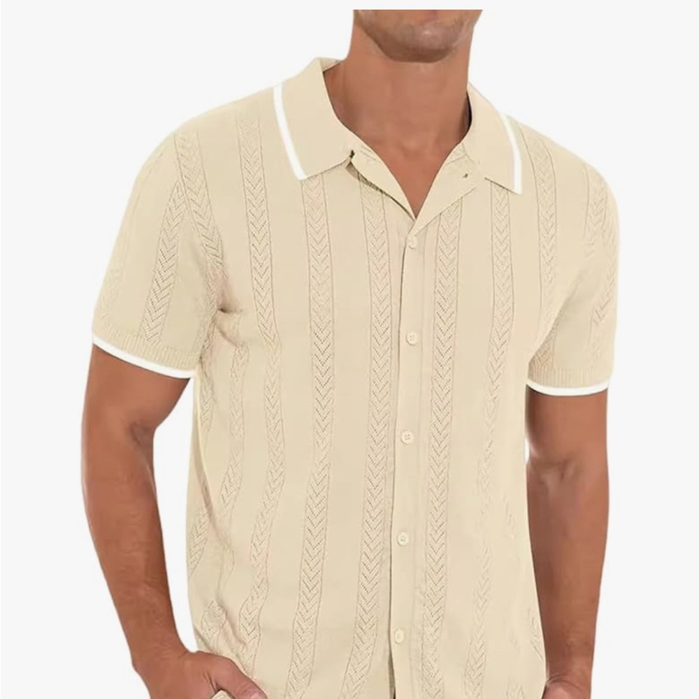 NWT Amazon XL sweater button down shirt